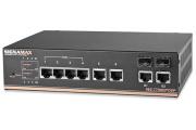 6-Port 10/100 Managed Industrial PoE+ Switch