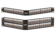Category 5e MT-Series Screened Angled Patch Panels