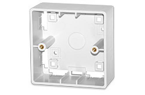 Surface-Mount Box for 85x85-mm International Outlets