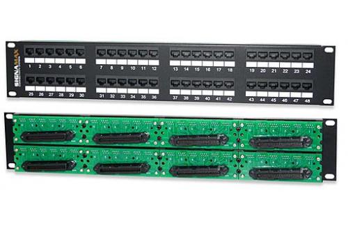 Gigabit Ethernet Modular-Telco Patch Panels 