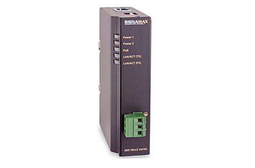 10/100 to 100FX Industrial PoE+ Media Converters