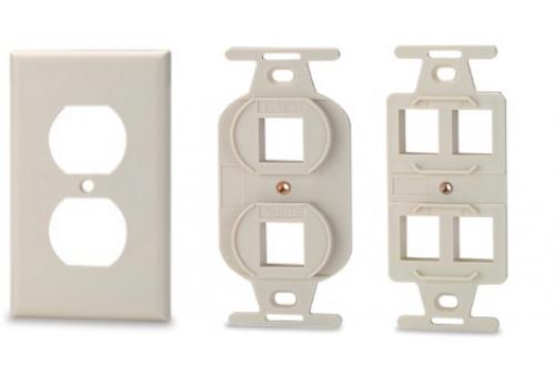 106-Type Faceplates and Keystone Adapters      