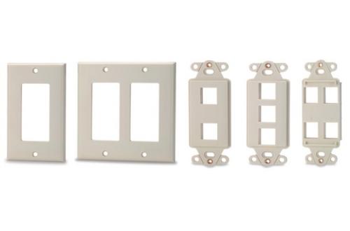 Decora Style Faceplates and Keystone Adapters 